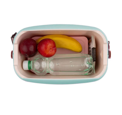 POLARBOX RETRO COOLER BOX 6L SKY BLUE - INCLUDES 2 LUNCH BOXES